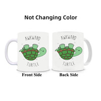 Tortue de mer tasses Fine décoratif Animal Art vin tasses artiste café Mugen cuisine maison décalcomanie ami cadeaux lait tortue verres
