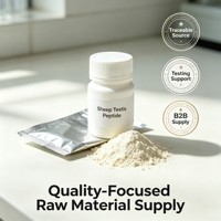 Poudre de peptides de testicules de mouton de haute pureté en gros, peptides ovins pour la formulation d'aliments fonctionnels