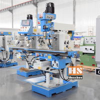 Fraiseuse verticale multifonctionnelle HUASHUO ZX6332A 380V à grand déplacement, affichage numérique à trois axes, livraison rapide, ISO40