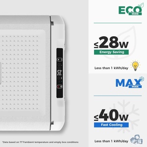 ICECO Cooler <strong>Box</strong> 20L 40W Camping Fridge <strong>Freezer</strong> Portable 24V/12V Car Refrigerator Steel Stainless For Truck RV Car - Product Image 6