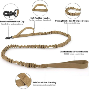 Tactical Dog Rope Outdoor Pet Leash Large Dog Retractable Anti-Explosion Rope Elastic Dog Collar and Leash Set - Product Image 4