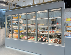 <span class=keywords><strong>Vitrina</strong></span> comercial de panadería de una sola temperatura para supermercado, caja de <span class=keywords><strong>congelador</strong></span> de refrigeración por aire para exhibición de pasteles, pasteles - Product Image 4