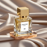 Flacon de Parfum Carré Vide à Sertir de Luxe à Conception Personnalisée 30ml 50ml 100ml