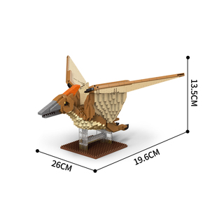 Jurassic Thief Dragon Tyrannosaurus Rex Double Ridgesaurus, Bloques de Construcción Educativos de Nanopartículas, Juguetes para Niños - Product Image 4