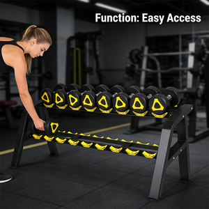 Support de Rangement pour Haltères de Gymnastique sur Mesure, <span class=keywords><strong>Prix</strong></span> d'Usine, Vente en Gros, Poids Libres Ajustables, Haltères Métalliques Commerciaux pour l'Entraînement - Product Image 2