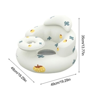 <span class=keywords><strong>Chaise</strong></span> d'alimentation gonflable coréenne anti-chute pour bébé avec plateau, siège gonflable pour nourrisson, canapé gonflable pour tout-petit – Design tendance - Product Image 2