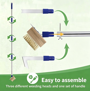 3 in 1 Telescopic Crack Weeding <strong>Tool</strong> Patio <strong>Weed</strong> Moss <strong>Remover</strong> - Product Image 2