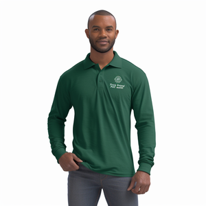 Polo personalizado de algodón 100% <span class=keywords><strong>para</strong></span> hombre, serigrafía de manga larga, cómodo <span class=keywords><strong>para</strong></span> otoño, Polo de alta calidad - Product Image 2