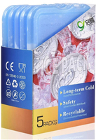 Brique de Glace Réutilisable en Plastique pour Congélateur, Vente en Gros Usine, Pack de Glace Mince pour Boîte à Lunch, Brique Réfrigérante pour Garder au Frais