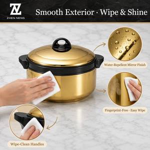 Set di 5 Contenitori Isolanti in Acciaio Inox Zhenneng, Doppia Parete, Mantiene Caldo e Freddo, Senza BPA, per Casa, Cucina e Catering - Product Image 2