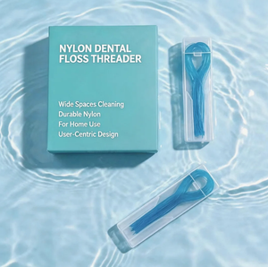<span class=keywords><strong>Fil</strong></span> <span class=keywords><strong>dentaire</strong></span> en nylon bleu/vert pour le nettoyage des dents avec appareils orthodontiques, bridges, implants et dispositifs orthodontiques - Product Image 2