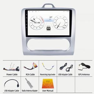 Fox Focus Android GPS CarPlay DSP OBD2 Ayuda de marcha atrás Pantalla LCD OLED/IPS de 9 pulgadas Reproductor MP5 - Product Image 5