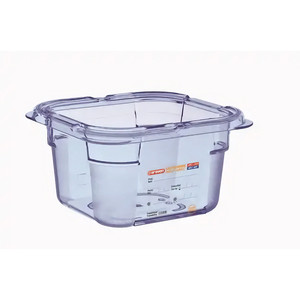 Recipiente para alimentos ABS GN 1/6, 17.6 × 16.2 × 10 h cm, 1.25 L, sin tapa, -40/+80 ° C Araven - Product Image 1