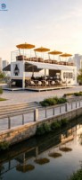 Rumah Modular Berbingkai Baja Terisolasi Konstruksi Prefabrikasi Rumah Terpisah Rumah Mungil 2 Lantai Desain Modern Mudah