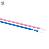 Brosse dentaire jetable en plastique de micro-applicateur pour le blanchiment des dents et le soin des lèvres