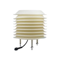 Inner Diameter 44/61/105/125mm 4-19 Outdoor Shelter ABS Solar Radiation Shield Temperature Humidity Sensor OEM/ODM CE Certified