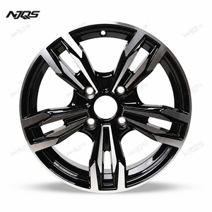 Jantes en alliage coulé NJQS pour voitures particulières 14-18 pouces, meilleures ventes 5x120 5x105 5x108 4x100 - Product Image 2