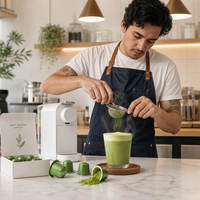 Capsules de café matcha, capsules de matcha cru, capsules d'ube, capsules de matcha en sachet