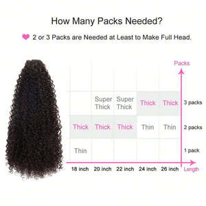 Extensions de cheveux synthétiques GentleWaves, densité 200%, 20 pouces de long, extensions de cheveux bouclés à clipser pour femmes - Product Image 5