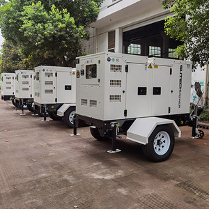 Generador Silencioso de Arranque por CC de 12V/24V, Refrigerado por Agua, para Remolques y Casas Móviles, de 12kw, 15kw, 20kw, 25kw, 80kw, 100kw, 440V - Product Image 2