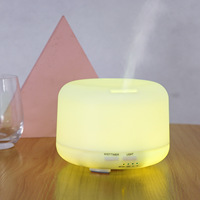 Diffuseur d'arômes ultrasonique pour huiles essentielles 300 ml avec minuterie, 7 lumières colorées, conception électrique sans eau pour usage hôtelier