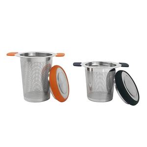 Atacado Portátil Chá Filtro Funil 304 Aço Inoxidável Brewing Net Set Filtros Soltos Chá Bule Acessórios Chá Infuser - Product Image 4