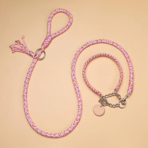 <strong>Dog</strong> Lover Gifts Handmade Braided Paracord <strong>Dog</strong> <strong>Collar</strong> and Leash Set with <strong>Dog</strong> ID Tag - Product Image 3