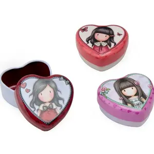 Heart Shape Metal Candle Tin Jars