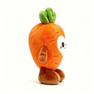 ของเล่นตุ๊กตาแครอทน่ารักแบบกำหนดเองตุ๊กตายัดไส้ส้มนุ่มนิ่มพร้อมใบหน้าและแขนขาที่ยิ้มแย้มเป็นผักสำหรับเด็ก - Product Image 5