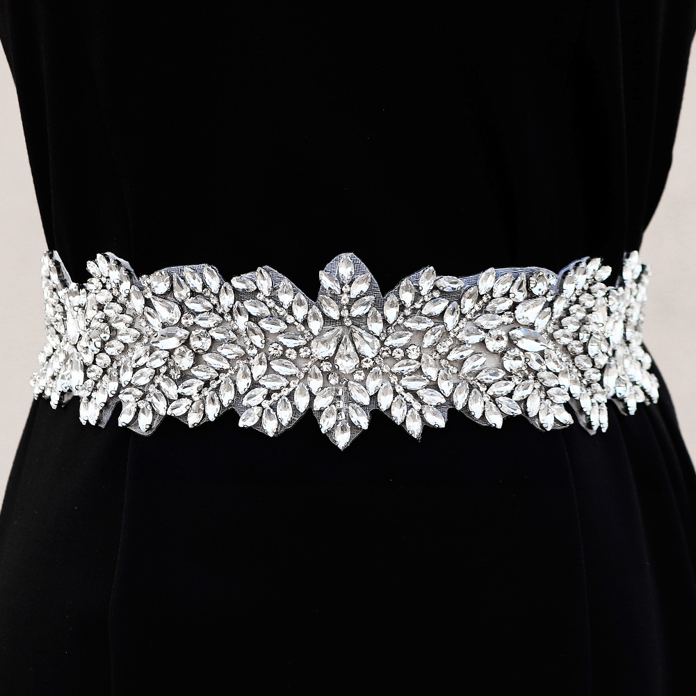 Rhinestone Bridal Sash Belt Dress Luxury Accessories Silver Diamond  Bridesmaid Belts for Party| Alibaba.com