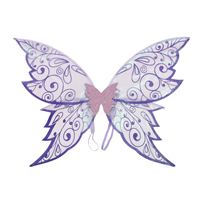 Ailes de Fée Papillon Fantaisie Scintillantes pour Déguisement, Accessoires de Fête d'Halloween, Costume de Fée avec Oreilles et Baguette, Accessoire Photo