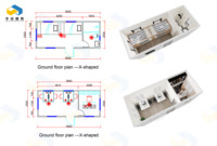 Maison conteneur pliable portable respirante de haute qualité Feng Yuan avec garantie de plus de 5 ans, construction en acier à panneaux sandwich, moderne