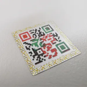 Personalised Factory Wholesale Custom Laser Sticker Colorful QR Code 3D Security Hologram Verify Label Authentic Logo Printing