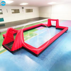 Campo de fútbol de burbujas inflable de pared alta comercial campo de fútbol juego deportivo Campo de arena a la venta - Product Image 6