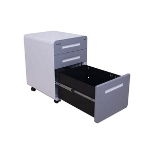 Hiện đại ba ngăn kéo tủ tập tin di động hoàn toàn lắp ráp bánh với bánh xe di chuyển tủ - Product Image 3