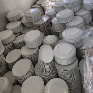 Meilleur prix pour des assiettes en céramique blanches, assortiment d'assiettes à dîner de différentes tailles pour la maison et l'hôtel - Product Image 2