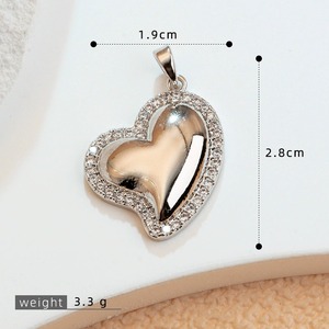 ACME Messing-Kupfer-Herzanhänger-Halsketten – heiß begehrt, Großhandel, direkt ab Werk, anpassbar, verschiedene Ausführungen, Damen-Modeschmuck - Product Image 6