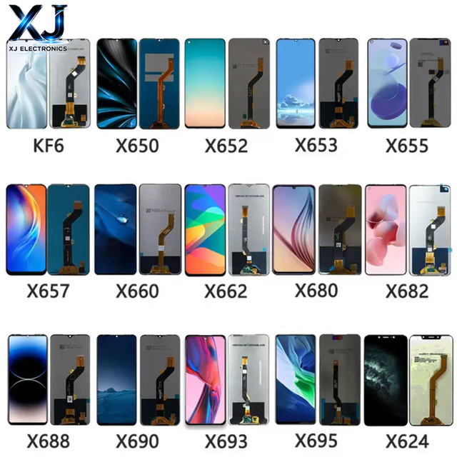 Infinix Hot 10 Series TFT LCD Screen Assembly >7" OEM Compatible X657 X658 X682 X688 X689 Smartphones 1-Year Warranty