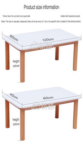Moetry couleur blanche Montessori meubles de classe <span class=keywords><strong>en</strong></span> bois étude Dest Montessori Table pour enfants - Product Image 4