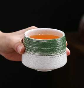 일본 스타일 수공예 도자기 사케잔 (레스토랑용) <span class=keywords><strong>200ML</strong></span> 도자기 에스프레소 커피/차잔 도자기 물컵 - Product Image 5