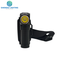 Lampe torche LED en forme de L haute puissance 1250 lumens, 650 mAh, étanche IP65, faisceau réglable à 90 degrés, EDC, vente en gros, logo personnalisé, mini