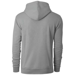 Sweat à capuche en molleton mélangé de coton pour l'hiver, idéal pour les activités de plein air – Molleton uni teint de qualité supérieure pour l'hiver - Product Image 2