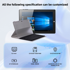 Tùy Chỉnh Cấu Hình OEM <span class=keywords><strong>10</strong></span>.1 Inch 4/6/8GB + 64GB/128GB Wifi Chơi Game Giáo Dục Kinh Doanh Win10/11 Máy Tính Bảng - Product Image 2