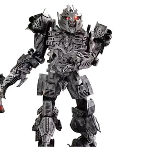 Adult <strong>Robot</strong> Costume Genuine Leather <strong>New</strong> Type Wearable Suits and Dresses with Helmet for Halloween TV &amp; <strong>Movie</strong> Exhibitions - Product Image 1