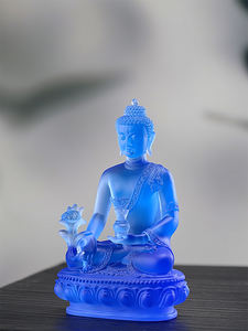 <span class=keywords><strong>พระ</strong></span>พุทธ<span class=keywords><strong>ร</strong></span>ูปพระคุริมสุข <span class=keywords><strong>พระ</strong></span>ไบสัจยากูรุ สีสันสดใส งานหล่อแก้วเคลือบเงา โป<span class=keywords><strong>ร</strong></span>่งแสง <span class=keywords><strong>ร</strong></span>ูปทรงตามสั่ง ของตกแต่งบ้าน - Product Image 2