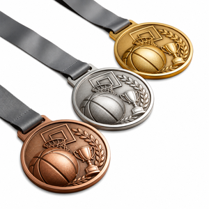 Medallas Personalizadas de Aleación de Zinc para Carreras Deportivas, Medallas de Metal Personalizadas para Torneos Deportivos - Product Image 1