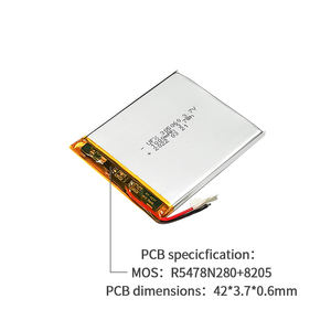 Taşınabilir cihazlar için yüksek performanslı UFX305060 <span class=keywords><strong>1000mAh</strong></span> 3.7V şarj edilebilir lityum pil pil hücresi - Product Image 3