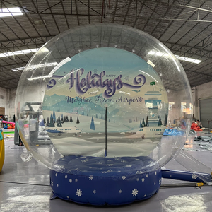 Christmas Snow Globe Inflatable Advertising <b>Balloon</b> PVC Oxford Cloth Event Display Photo Booth - Product Image 4
