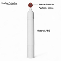 Tube de rouge à lèvres liquide innovant de 3,5 ml avec applicateur de type bille roulante