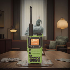 UV-K5(8) warna hijau pencarian kode otomatis 200 saluran baterai 1600mAh Radio dua arah UV-K6 Walkie Talkie VHF UHF - Product Image 1